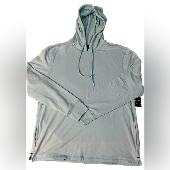 Jockey Lightweight Fleece Pullover Hoodie color mint size (XL) - Picture 1 of 4